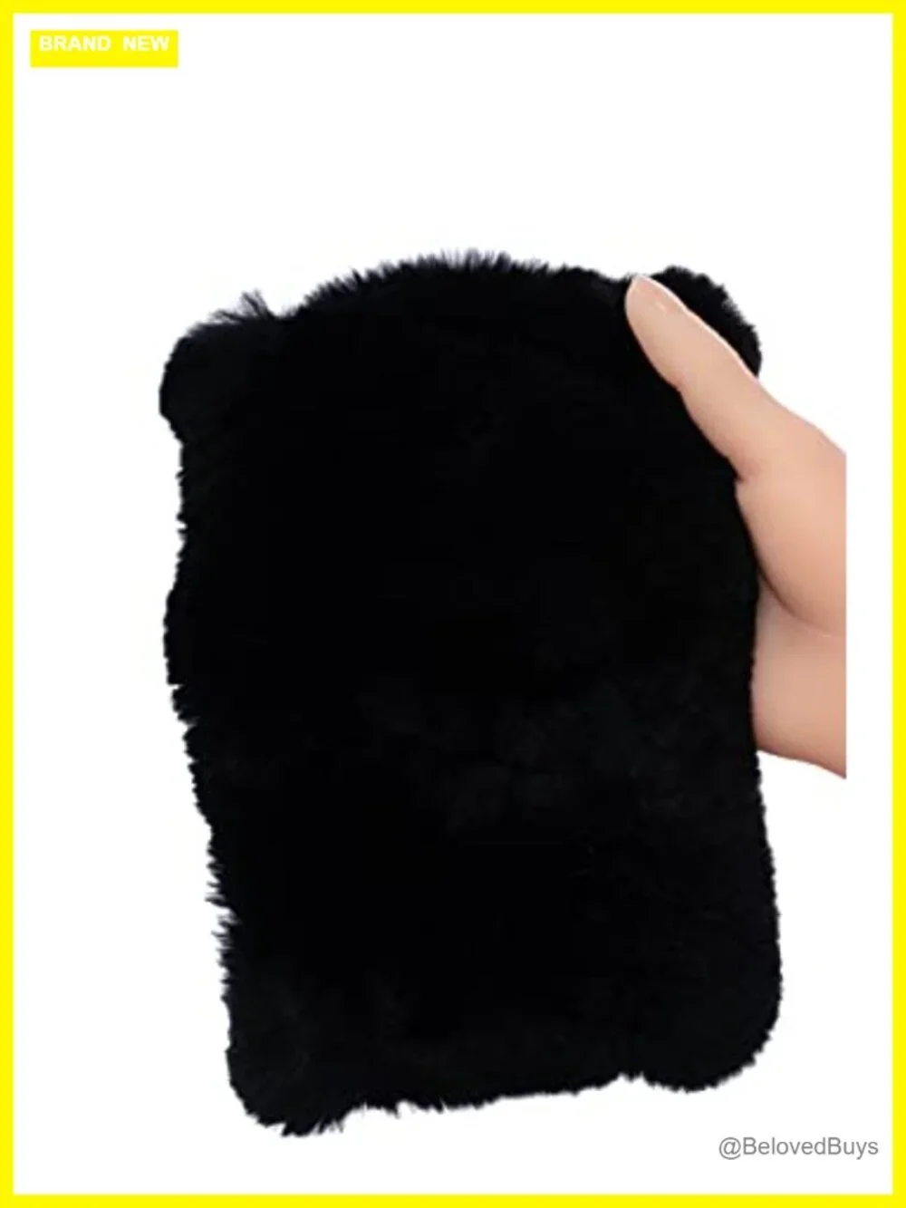 2-in-1 Real Fur Headband & Infinity Scarf Winter Ear Warmer Neck Gaiter